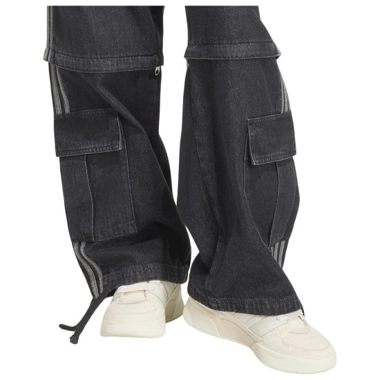 Adidas Γυναικείο παντελόνι Mid-Rise 2in1 Denim Pants